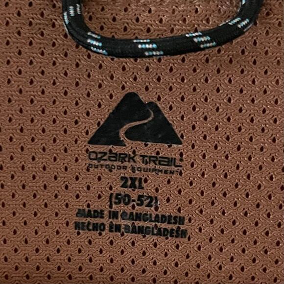 Ozark Trail Upstream Short Sleeve Shirt Mens XXL Terracotta Clay Fishing Outdoor - Picture 4 of 8